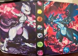 Card Binder for Pokemon Cards Holder Fits 900 Cards w/ 50 Removable Sleeves TCG - Image 4
