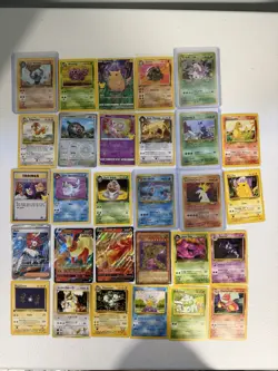 Lot Of Vintage To Modern Pokemon Cards Holos Rares First Edition WOTC And More - Image 1