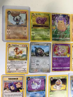 Lot Of Vintage To Modern Pokemon Cards Holos Rares First Edition WOTC And More - Image 2
