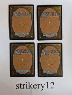 4x Death’s Shadow - Modern Masters 2017 - Signed by Artist - MTG - Image 2