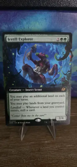 ICETILL EXPLORER (EXTENDED ART) Edge Of Eternities EOE Magic MTG MINT CARD - Image 1