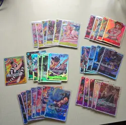 One Piece SR / 34 Card Lot / Japanese Cards All NM - Image 1