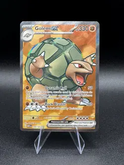 Pokemon TCG Golem EX Scarlet & Violet Holo Ultra Rare Full Art 151 Card 189/165 - Image 1