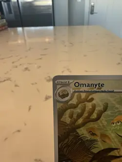 Omanyte 180/165 Scarlet & Violet 151 Holo NM Pokemon Card English - Image 2