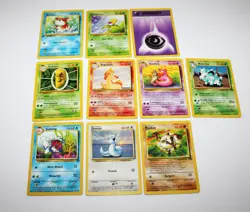 Lot of (10) Various Vintage 1999 Pokemon Cards - Image 1