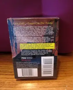 Vintage 1999 Tomb Raider Starring Lara Croft Into the Caves cards Sealed - Image 2