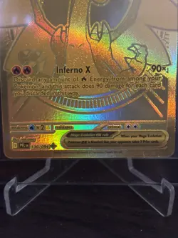Charizard X Ex 130/094 Phantasmal Flames Mega Hyper Rare Gold Pokemon Card NM - Image 4