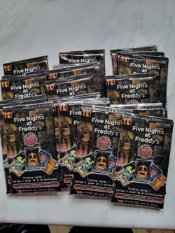 100 x Five Nights At Freddys Trading Cards FNAF TCG Sealed Booster Pack X 100!! - Image 2
