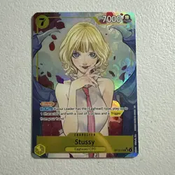 Stussy Alt Art OP13-110 SR Carrying on His Will ONE PIECE Card Game NM - Image 1