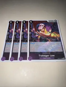 OP09-069 Trafalgar Law Playset X4! One Piece Card Game Emperors In The New World - Image 4