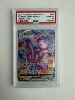 Pokemon Card PSA10 Mew VMAX 119/100 HR SA s8 Fusion Arts 2021 Japanese Gem Mint - Image 1