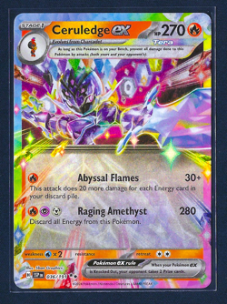 Ceruledge EX 036/191 - Double Rare Pokemon TCG Card Surging Sparks - NM - Image 1