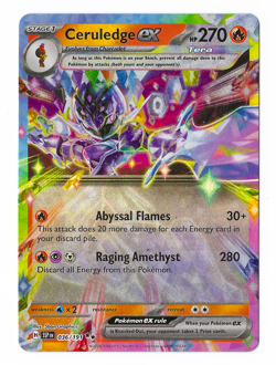 Ceruledge EX 036/191 - Double Rare Pokemon TCG Card Surging Sparks - NM - Image 2