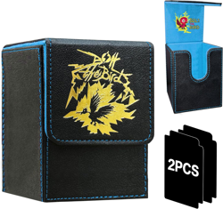 MTG Deck Box Commander BTB, Fits 100 Single Sleeved Cards, 2 Dividers, Strong Ma - Image 1