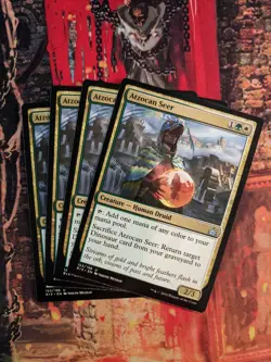 MTG Card: (4x) Atzocan Seer (Rivals of Ixalan) - Image 1