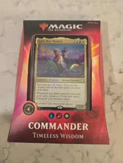 ~Timeless Wisdom Magic the Gathering Commander 2020 Deck MTG ~Sealed - New~ - Image 1