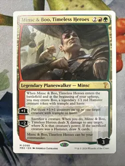 1x Minsc & Boo Timeless Heroes- NM- Mystery Booster 2- Mtg Magic The Gathering - Image 1