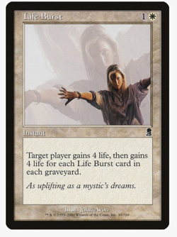 Life Burst - Odyssey (ODY) Vintage Magic the Gathering Playset (x4) NM/LP MtG - Image 1