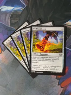 Swiftfoot Boots x 4 | 7% Off 2+ | Dragonstorm | NM | MTG - Image 1