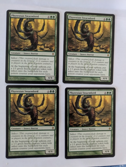4 Phyrexian Swarmlord New Phyrexia MTG NM Free shipping with tracking - Image 1