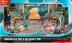 Pokemon Trading Card Game Snorlax ex and Blissey ex Special Collection Box - Image 1