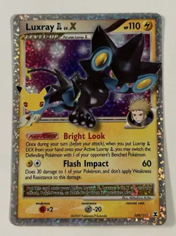 Pokemon LUXRAY GL Lv.X 109/111 - Celebrations - ULTRA RARE HOLO - VLP - Image 1