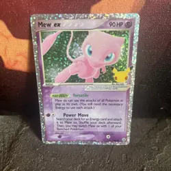 Pokemon TCG Mew ex 88/92 25th Anniversary Celebrations Class Collection Holo - Image 1