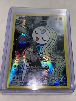 Meloetta XY120 XY Black Star Promo Full Art Holo Foil Pokemon Rare NM 2016 - Image 1