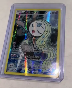 Meloetta XY120 XY Black Star Promo Full Art Holo Foil Pokemon Rare NM 2016 - Image 3