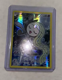 Meloetta XY120 XY Black Star Promo Full Art Holo Foil Pokemon Rare NM 2016 - Image 4