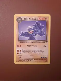 DARK MACHAMP 27/82 TEAM ROCKET 1999-2000 RARE POKEMON TCG - Image 1