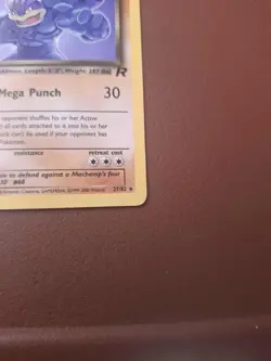 DARK MACHAMP 27/82 TEAM ROCKET 1999-2000 RARE POKEMON TCG - Image 5