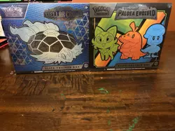 Pokemon TCG - Scarlet & Violet ETB Bundle - Stellar Crown/Paldea Evolved SEALED - Image 1