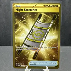 Night Stretcher 251/191 Pokemon Surging Sparks Gold Hyper Rare Full Art Holo NM - Image 1