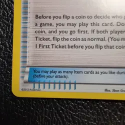 Pokemon First Ticket 19/20 Dragon Vault Holo NM - Image 5