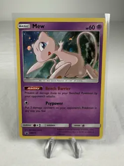 Pokemon TCG Mew Holo SM215 Black Star Promo 2019 - Image 1