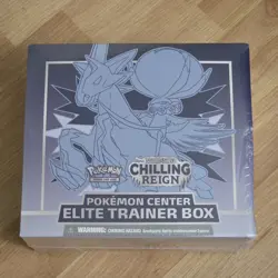 Pokemon TCG | Chilling Reign Pokemon Center Elite Trainer Box ( Damaged Side ) - Image 1