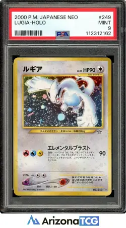Pokemon 2000 Lugia #249 Holo Neo Japanese PSA 9 - Image 1