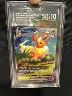 Pokemon Flareon VMAX SWSH180 Promo TAG GEM MINT 10 - Image 3
