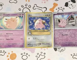 Cleffa No. 173 NM CoroCoro Comics Promo Pokemon TCG Vintage Old Back JP + bonus - Image 1