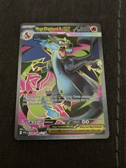 Mega Charizard X EX 109/094 English - Pokemon TCG Phantasmal Flames Full Art - Image 1