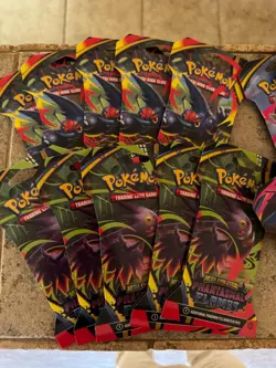 Pokemon - Mega Evolution - Phantasmal Flames Sleeved Booster Pack LOT x20 SEALED - Image 2