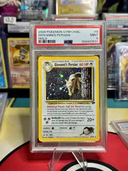 Pokemon TCG ~ Giovanni's Persian Gym Challenge 2000 Holo 8/132 PSA 9 MINT 🇺🇸 - Image 1