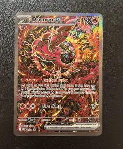 POKEMON PHANTASMAL FLAMES ORICORIO EX BLACK STAR PROMO 024 PERFECT CONDITION - Image 1