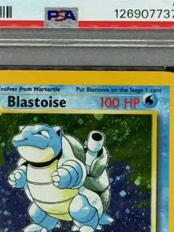 Hydro Pump Swirl!!! 2000 Pokemon Game Blastoise Base Set 2 Holo 2/130 - PSA 7 - Image 2
