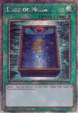 Yugioh! Book of Moon - RA02-EN050 - Platinum Secret Rare - 1st Edition Near Mint - Image 1