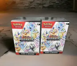 2 X Pokemon TCG Trading Card Game Prismatic Evolutions Booster Bundles (Sealed) - Image 1