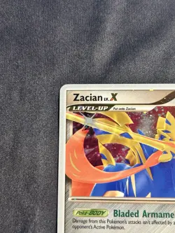 Zacian LV X Celebrations Holo Black Star Promo Pokemon Card SWSH135 LP - Image 4