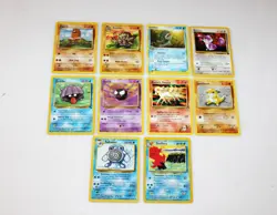 Lot of (10) Various Vintage (1995-2000, 1999 & 2003) Pokemon Cards - Image 1