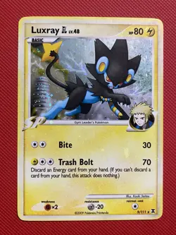 Holo Bleed Luxray GL 9/111 Rising Rivals Holo Pokemon Card TCG - Image 2